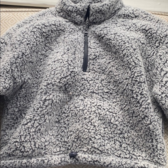 Pacsun Crewneck Sherpa zip up! - Picture 2 of 4